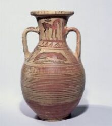 Amphora, geometrisch um 700 vuZ Galerie Puhze GmbH Auktion Nr. 4189