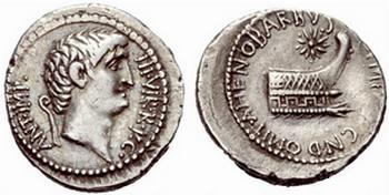 Marcus Antonius Denarius Milit�rpr�gung 40 vuZ (UPS Auction 78 (09.09.2008))