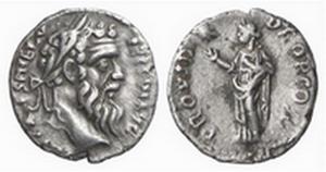 Pertinax Denarius, Alexandria 193 Providentia (Fritz Rudolf K�nker GmbH & Co. KG Auktion 115)