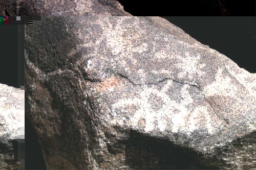 Stern-Skorpion-Felszeichnung-White Tanks Regional Park-Apache Point Observatory